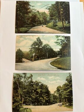 Set of 3 High Park Toronto VTG Postcards c1909